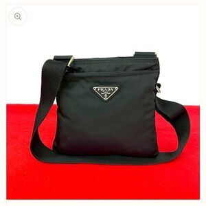 PRADA Shoulder Bag Nylon black